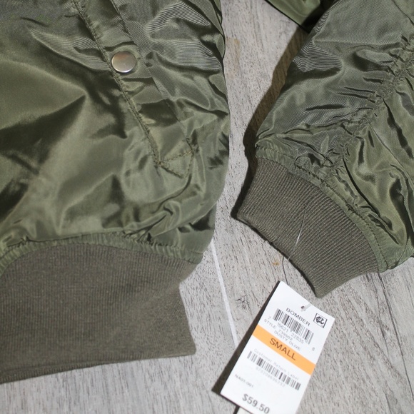American Rag Bomber Jacket Olive - Picture 5 of 8